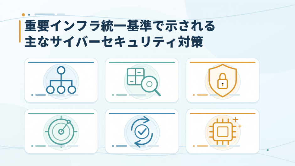 Six areas of critical infrastructure cybersecurity measures